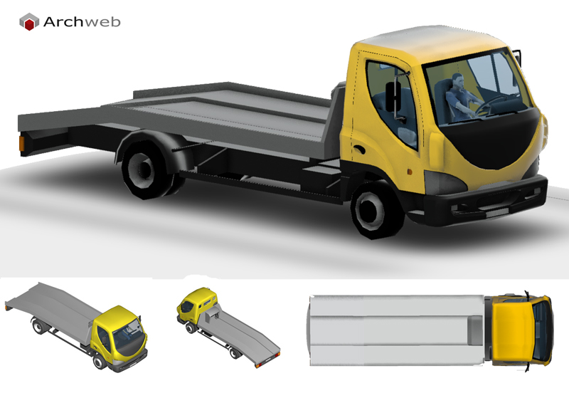 Carroattrezzi 3D 01 dwg