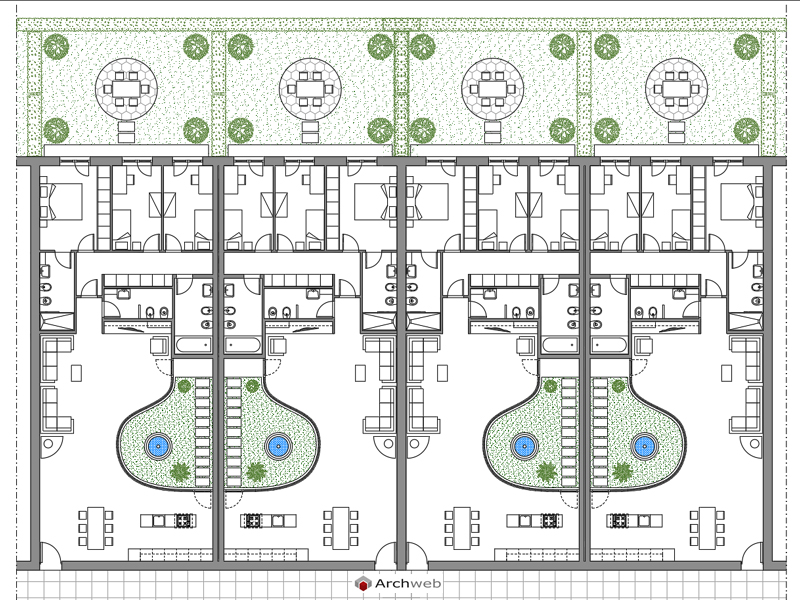 Casa con patio 02 dwg