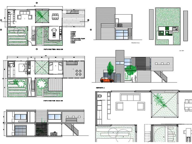 Casa con patio 05 dwg