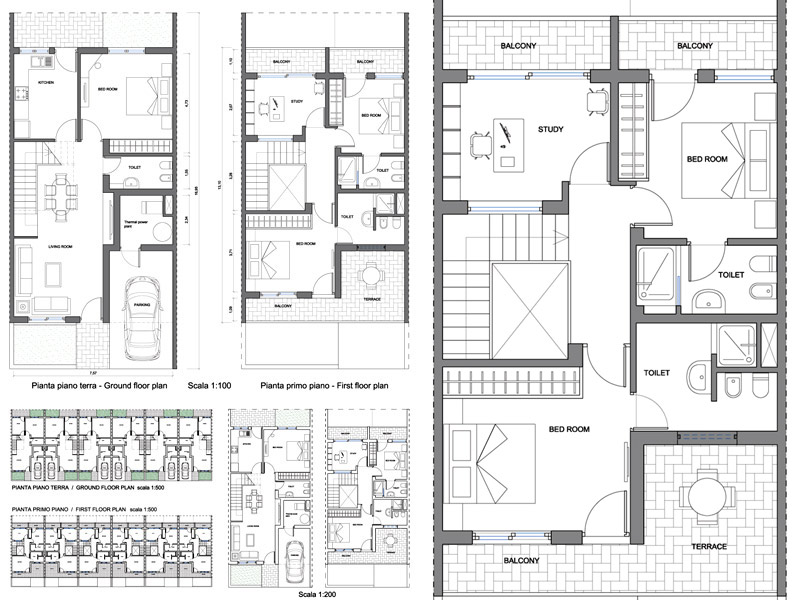 Case a schiera 29 B dwg