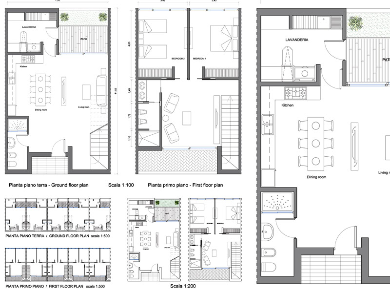 Row house 30 dwg