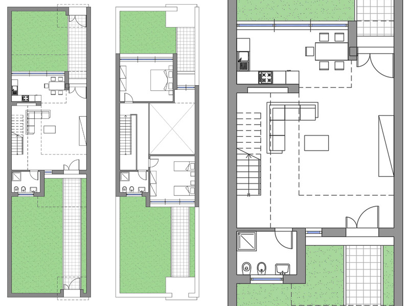 Row houses 7 dwg