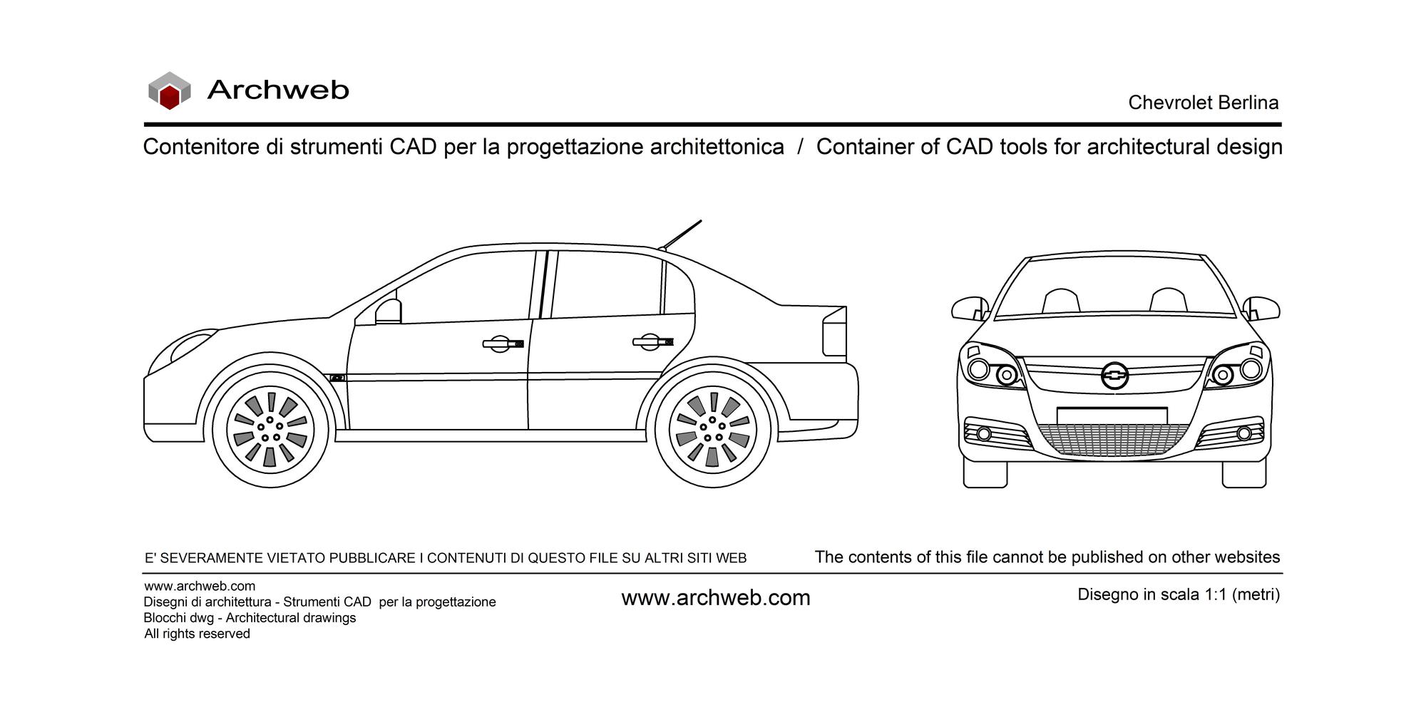 Chevrolet Berlina dwg