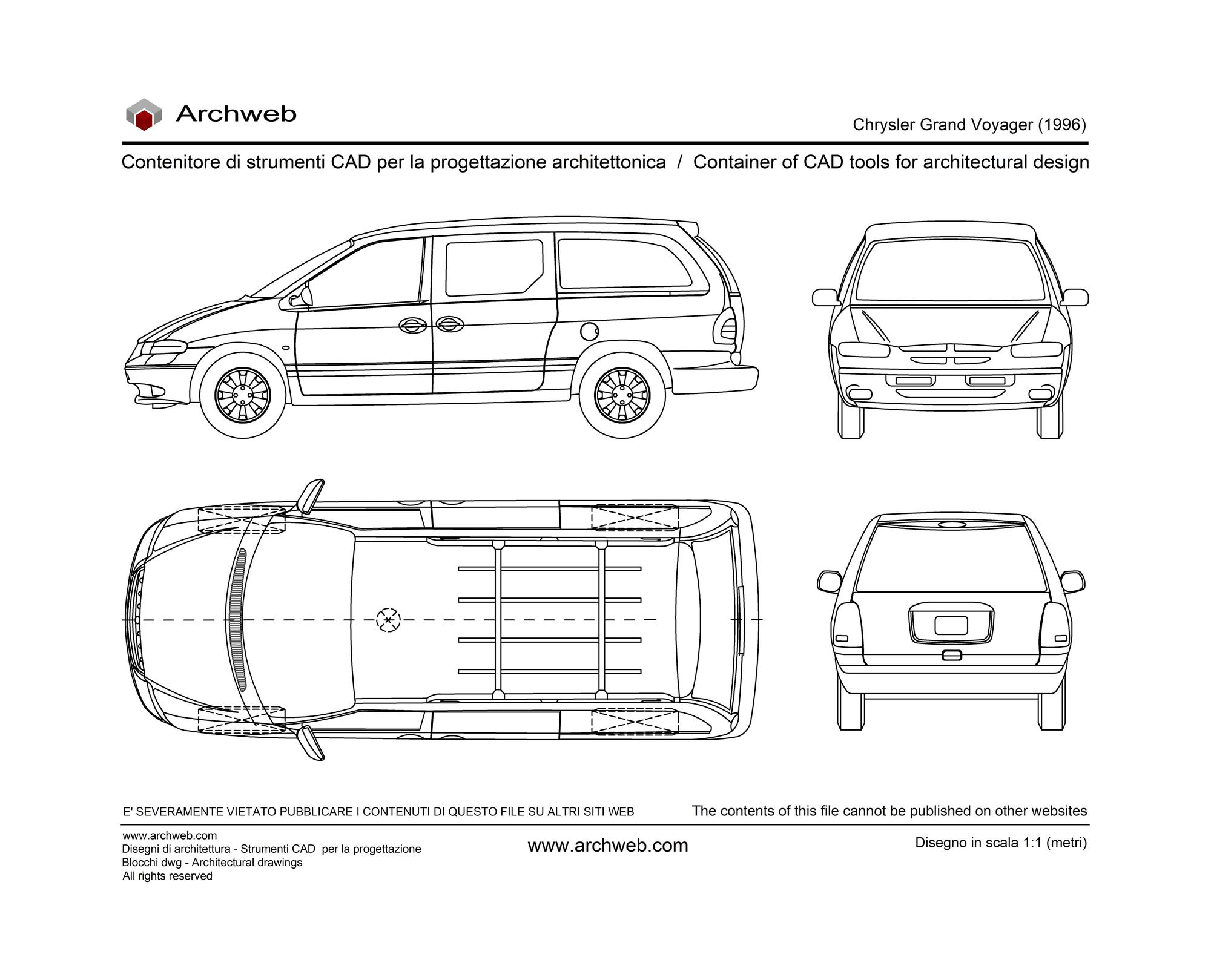 Chrysler Grand Voyager 1996 dwg