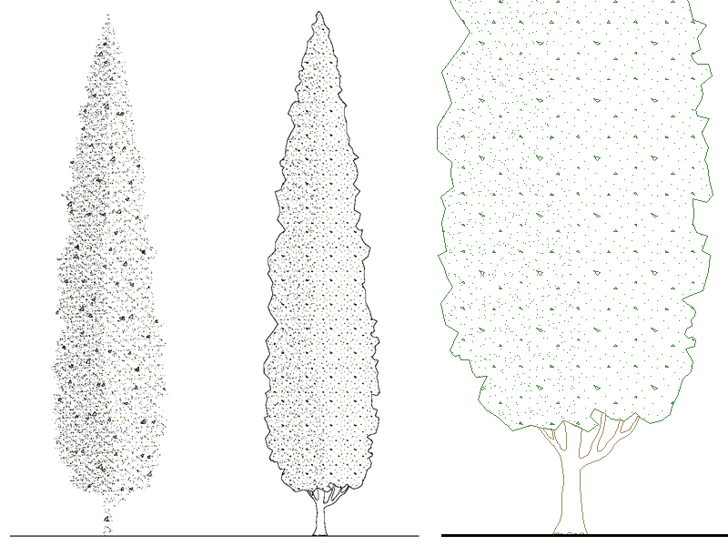 Cipressi prospetto 01 dwg.