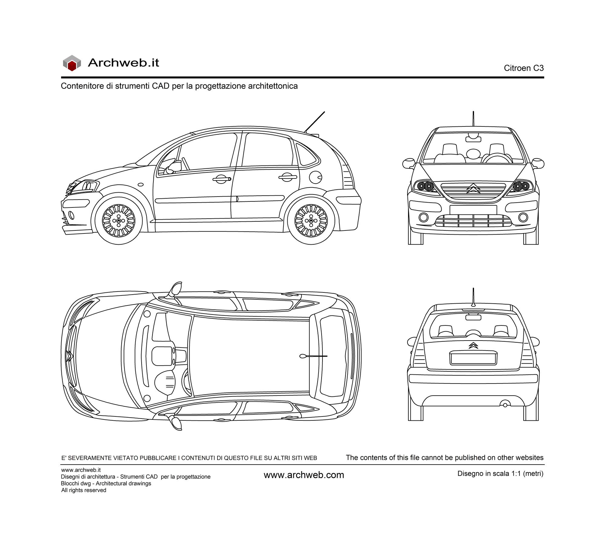 Citroen C3 dwg