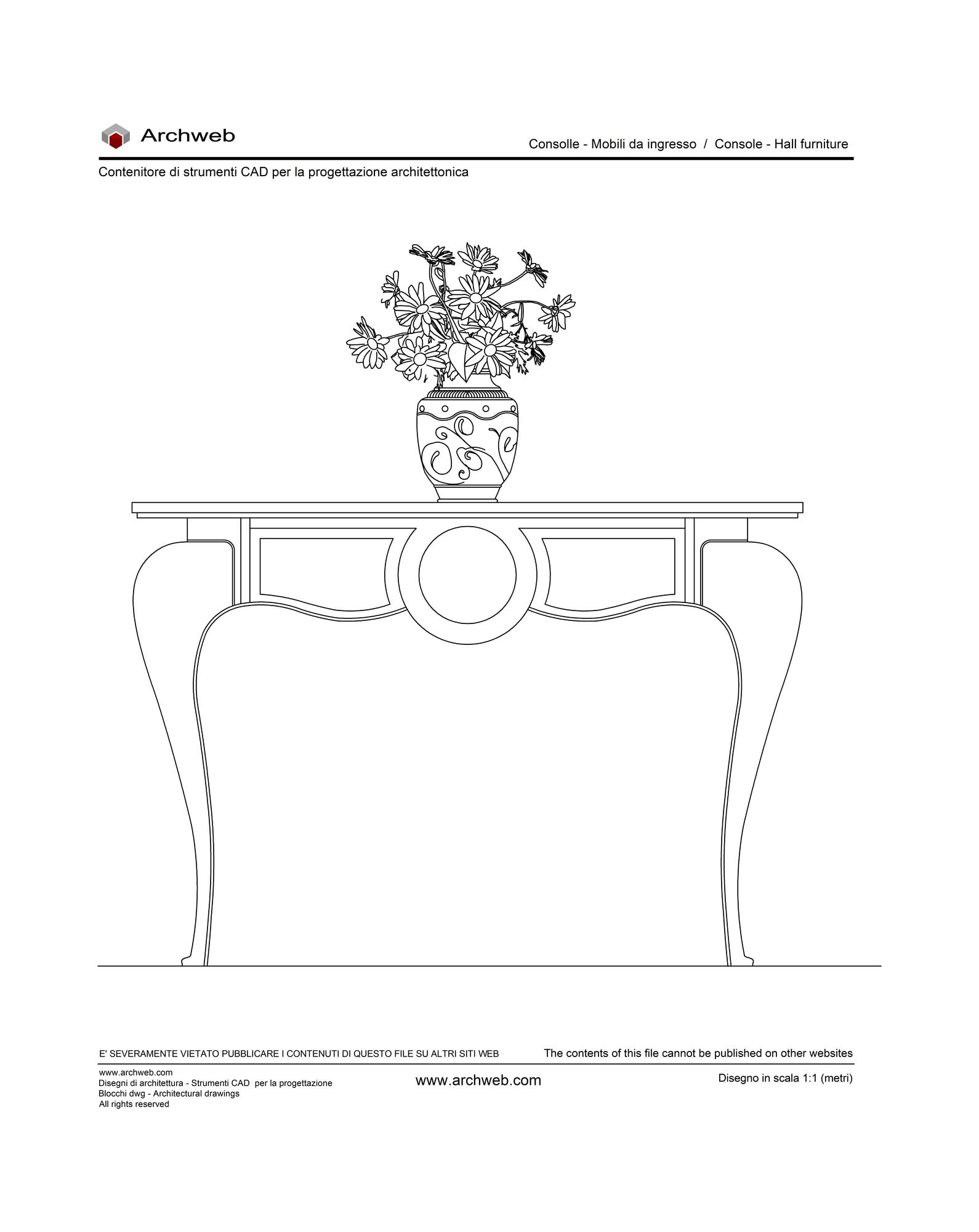 Consolle ingresso 04 dwg
