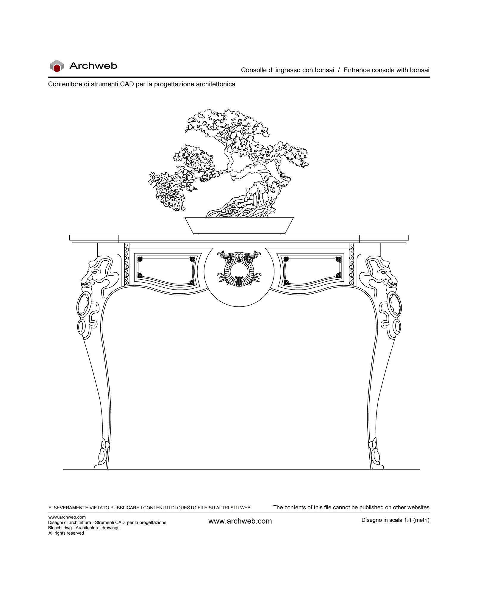 Consolle ingresso 05 dwg