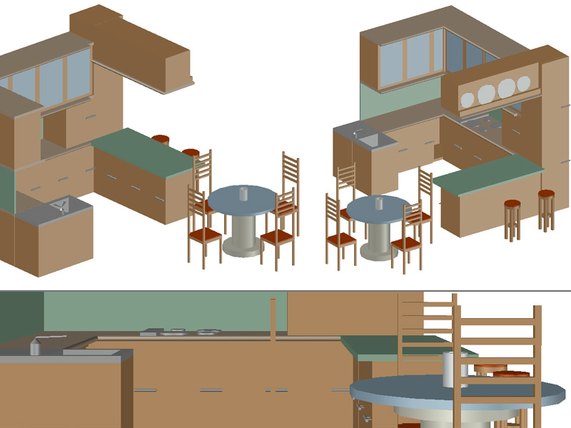 Cucina 3D 02 dwg