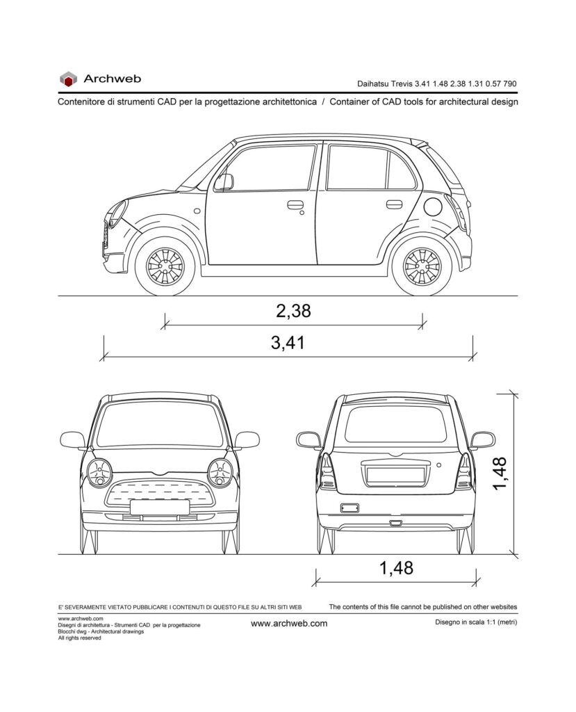 Daihatsu Trevis dwg