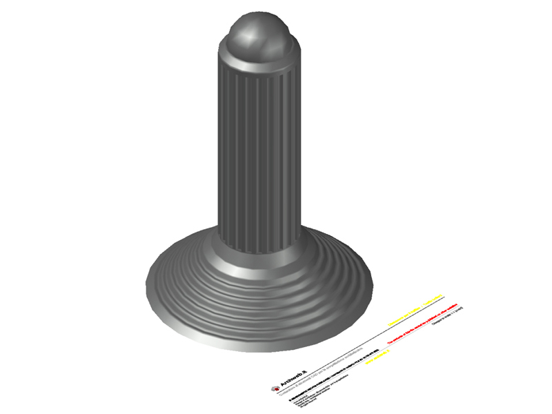 Dissuasore 3D 06 dwg