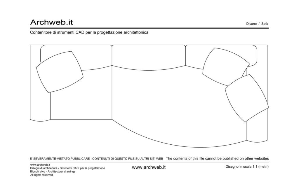 Divani vari 01 dwg