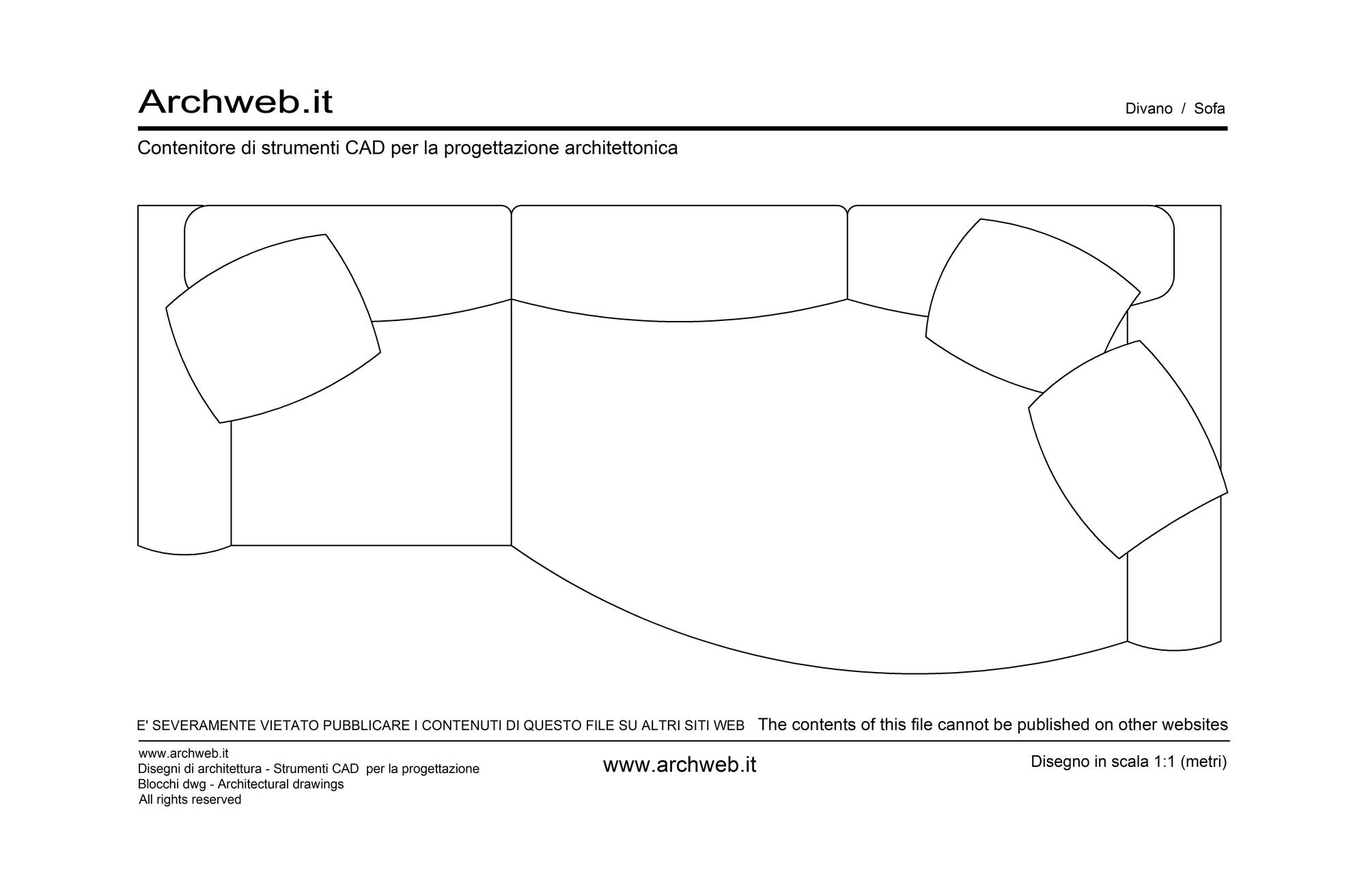 Divani vari 01 dwg