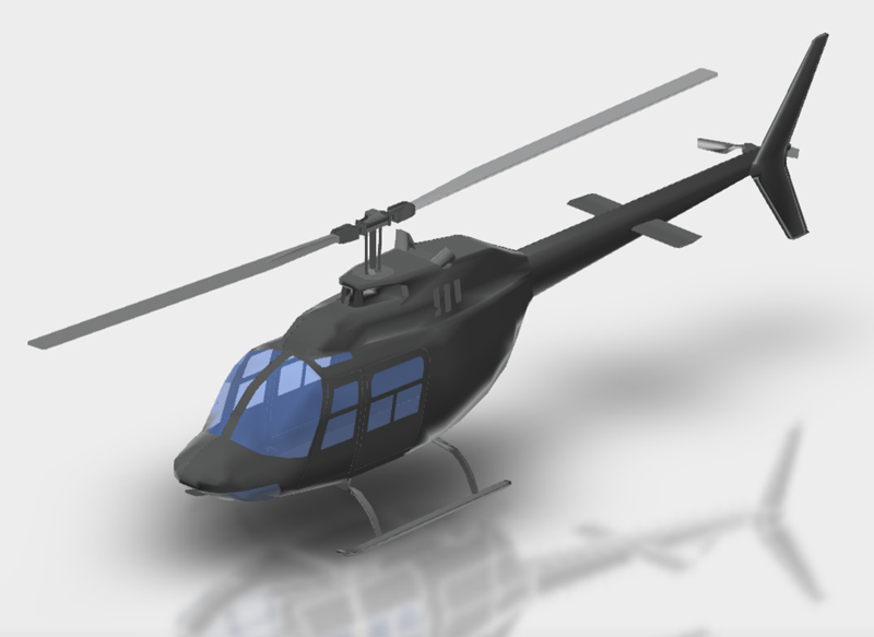 Elicottero 3D 5 dwg