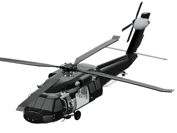 Elicottero 3D 7 dwg