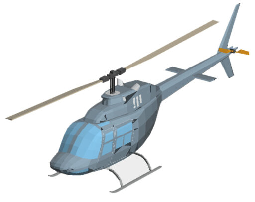 Elicottero 3D 8 dwg
