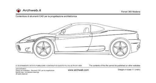 Ferrari 360 Modena dwg