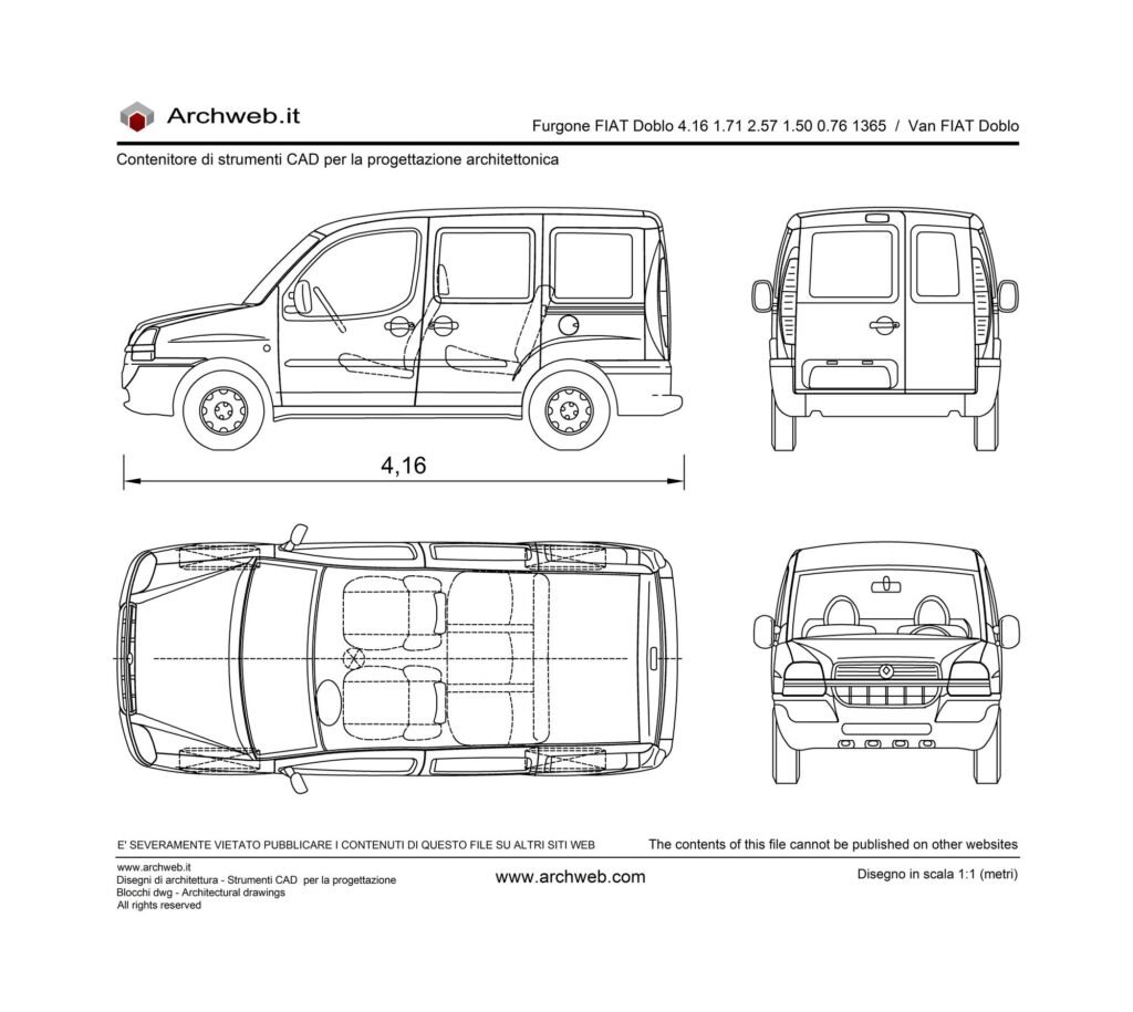 Fiat Doblo dwg