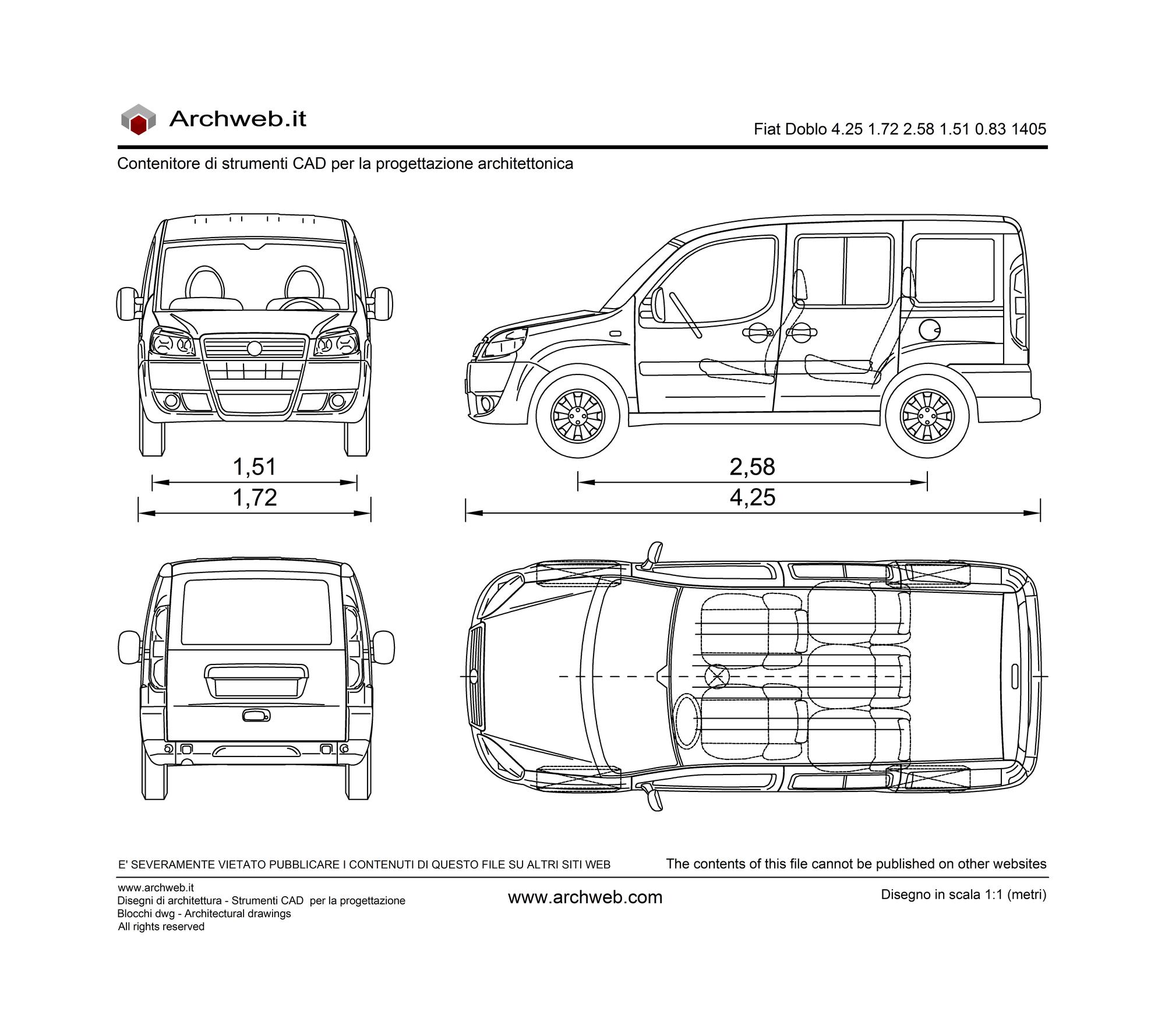 Fiat Doblo 4.25 dwg