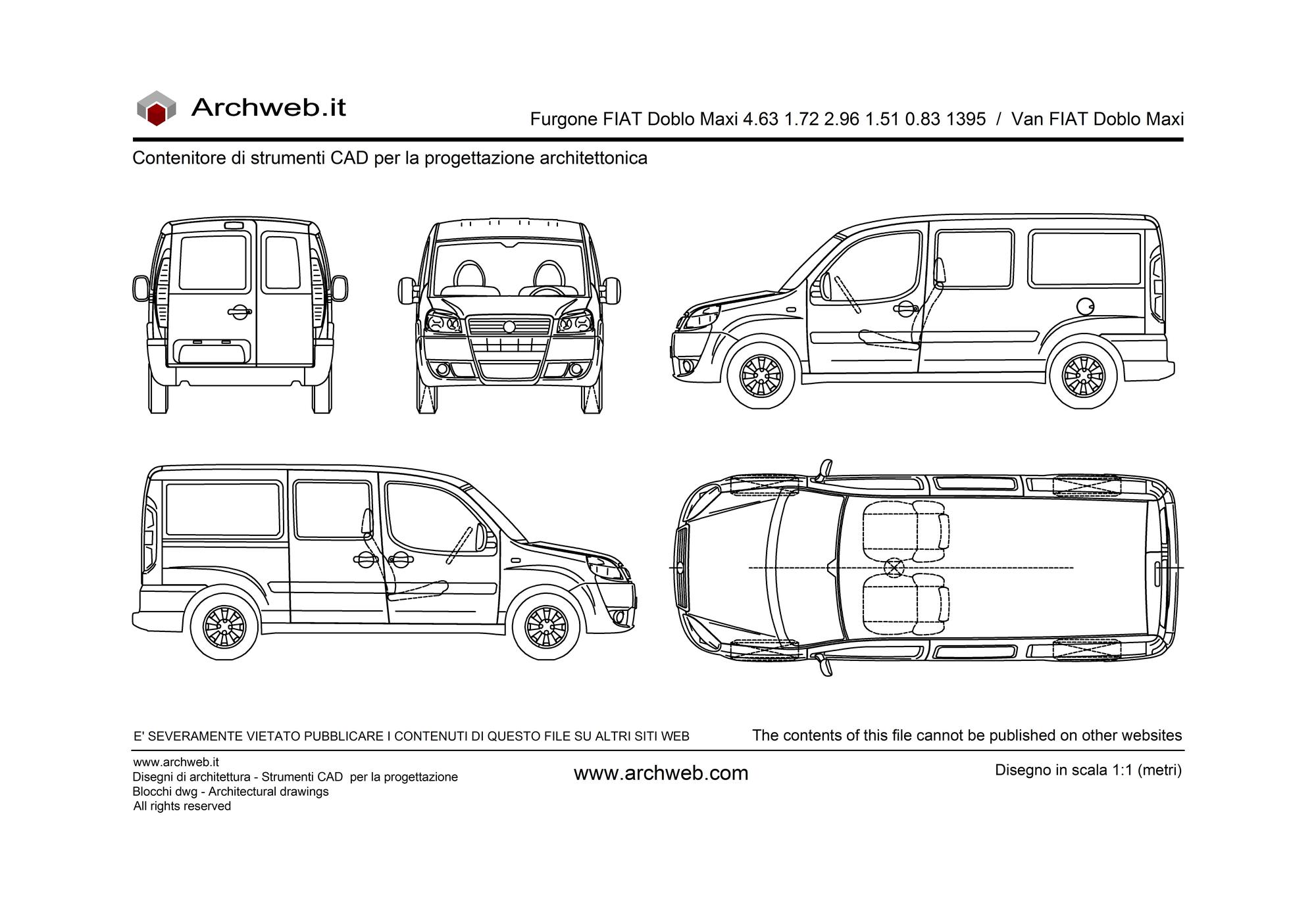 Fiat Doblo Maxi dwg