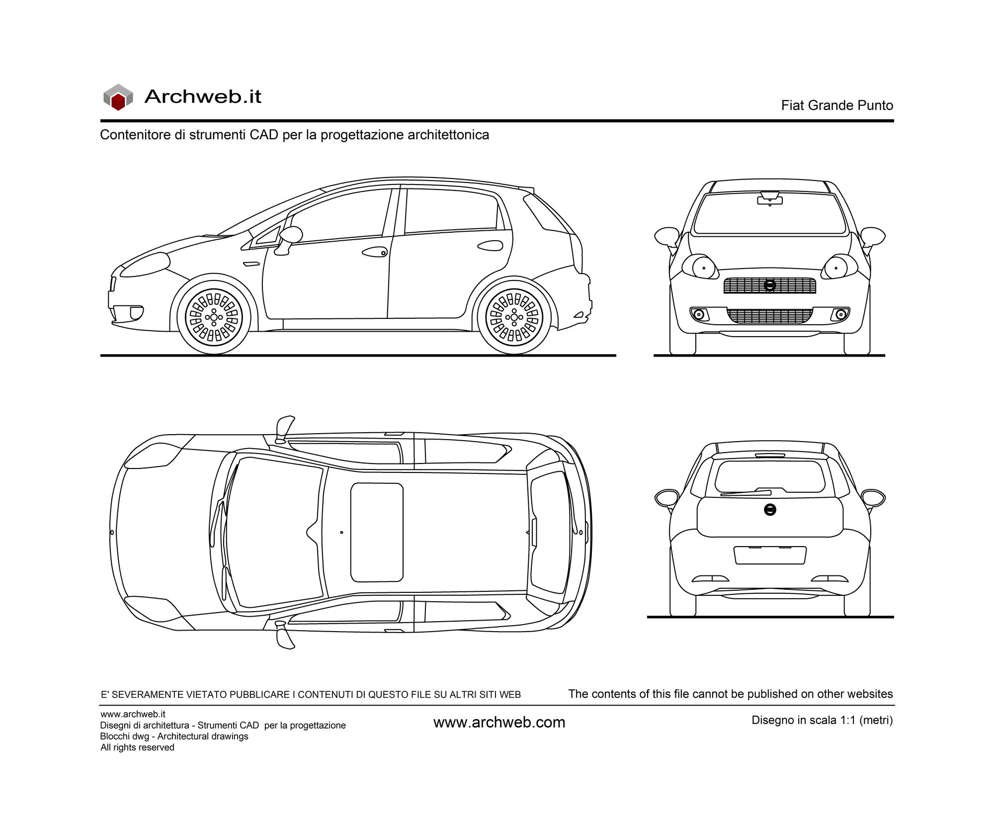 Fiat Grande Punto dwg