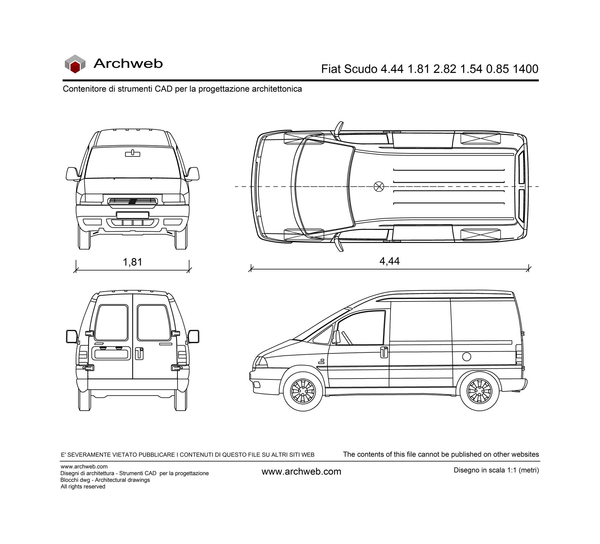 Fiat Scudo dwg