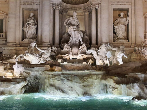 Fotografia della Fontana di Trevi