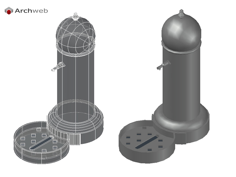 Fontanella 3D 01 dwg