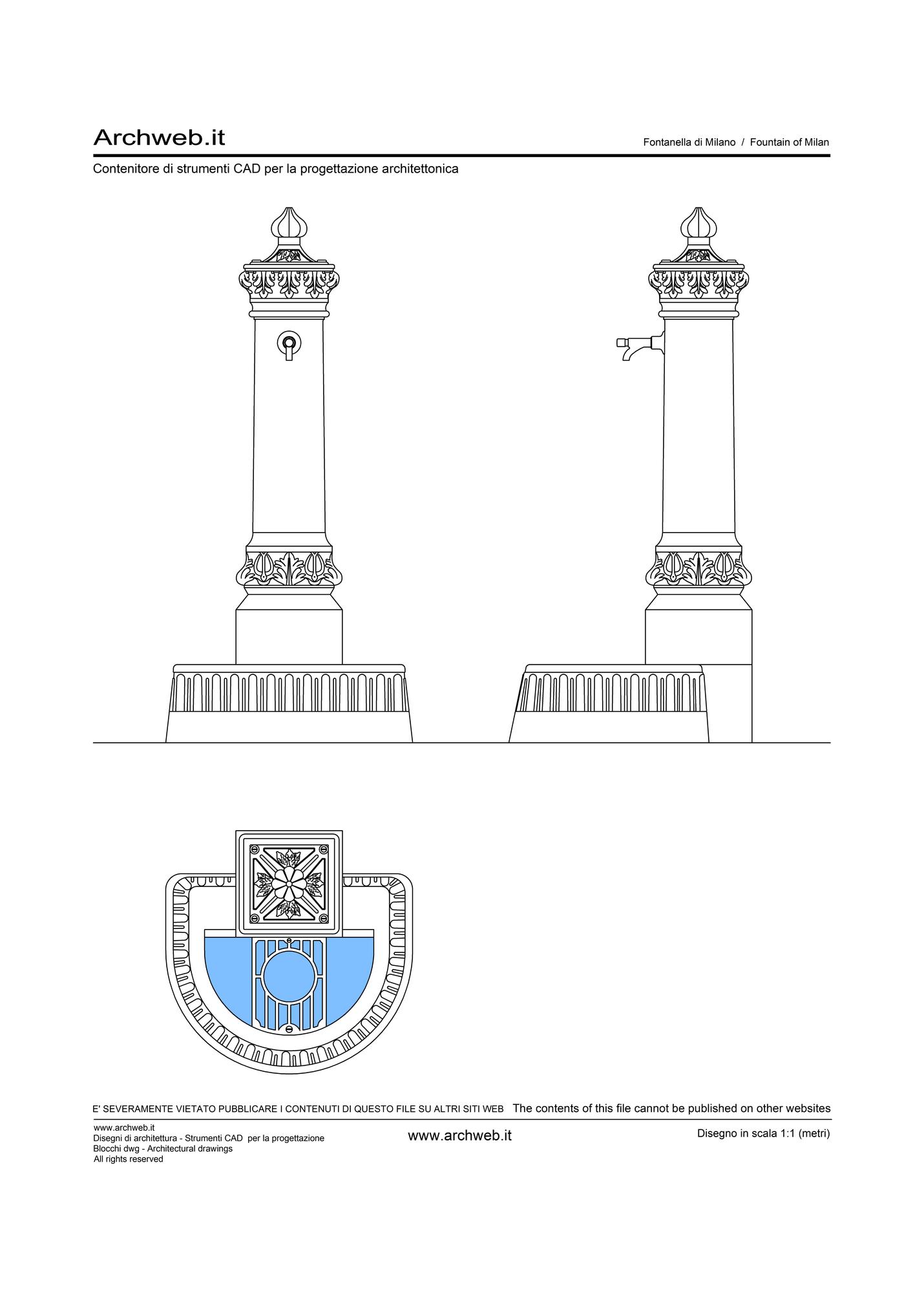 Fontanella Milano dwg