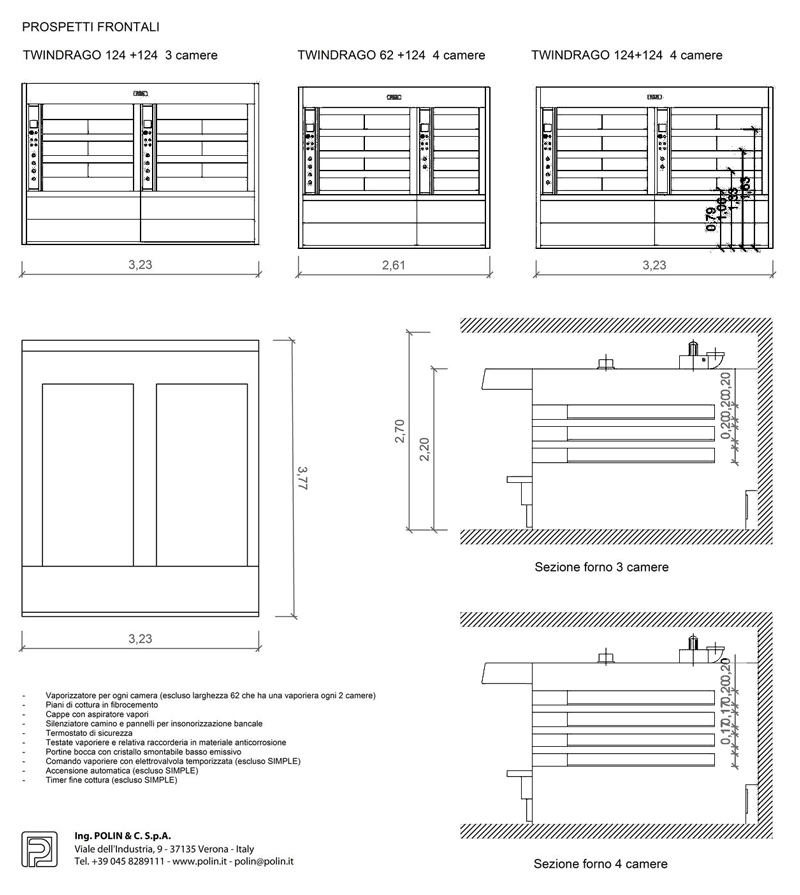 Forno POLIN DRAGO 890 dwg