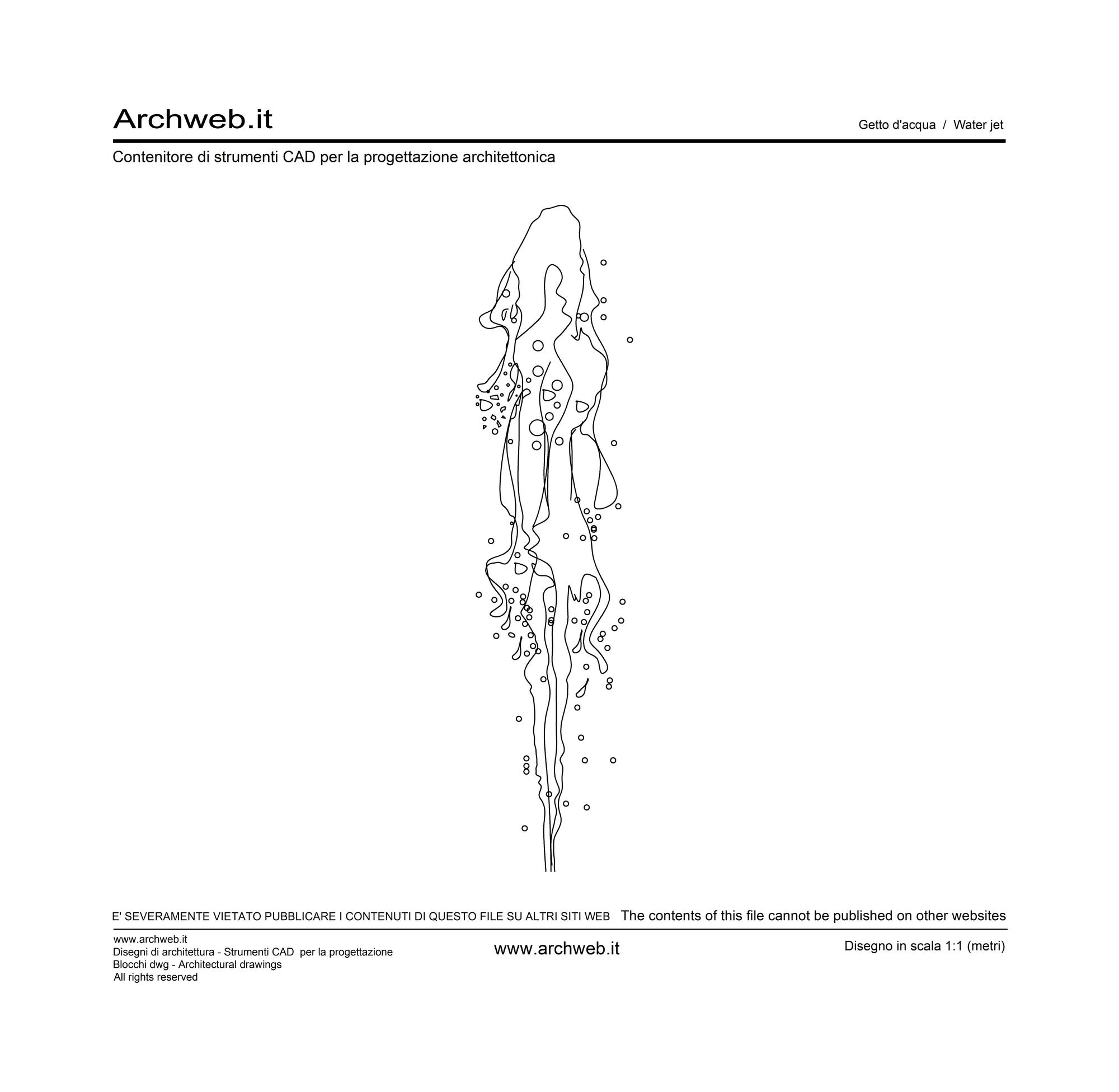 Getto acqua 1 dwg