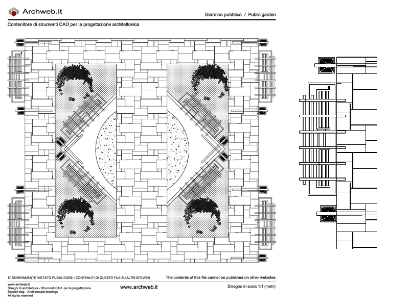 Giardino pubblico 01 dwg - Schema progettuale - Archweb