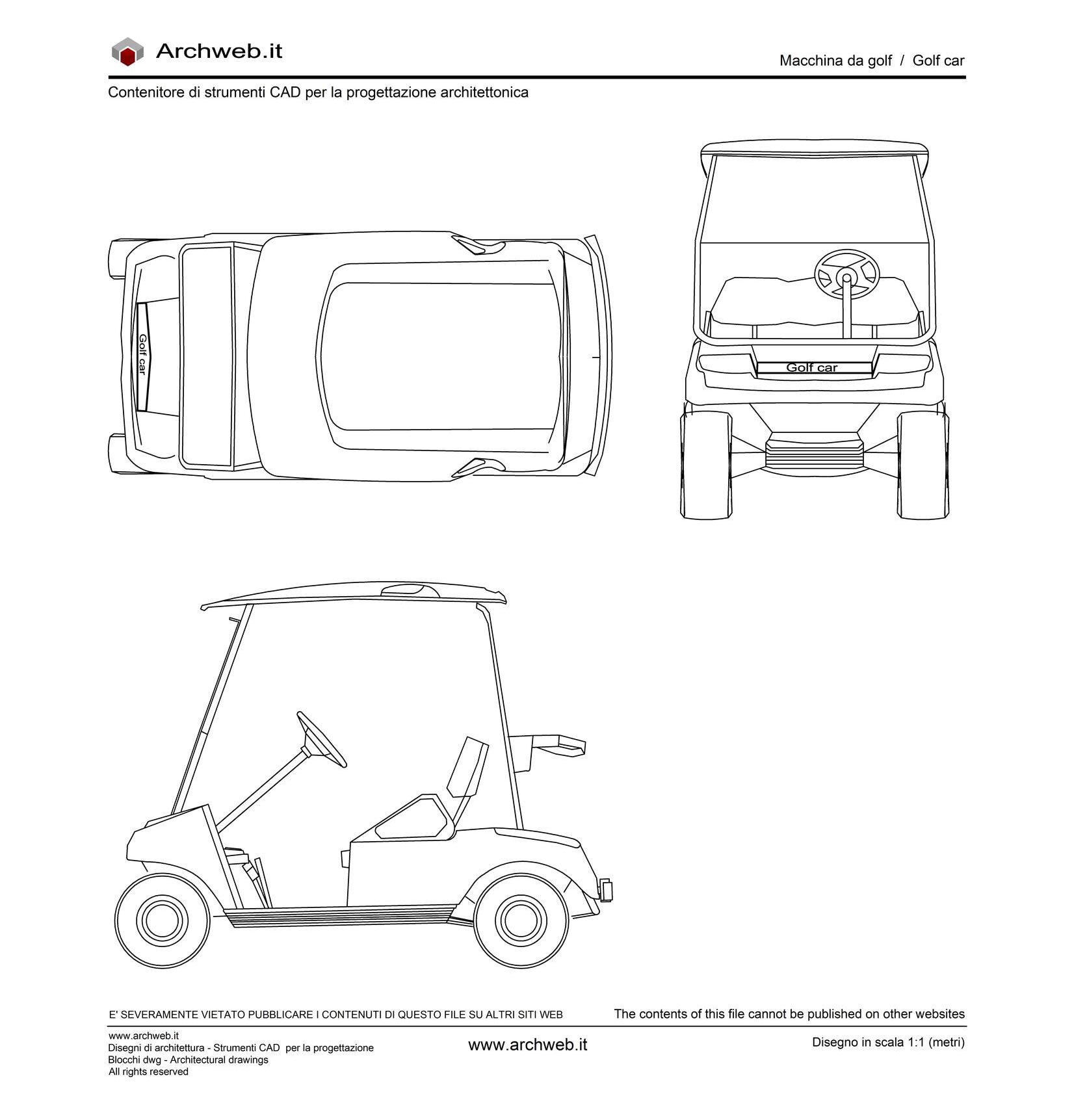 Golf car 01 dwg