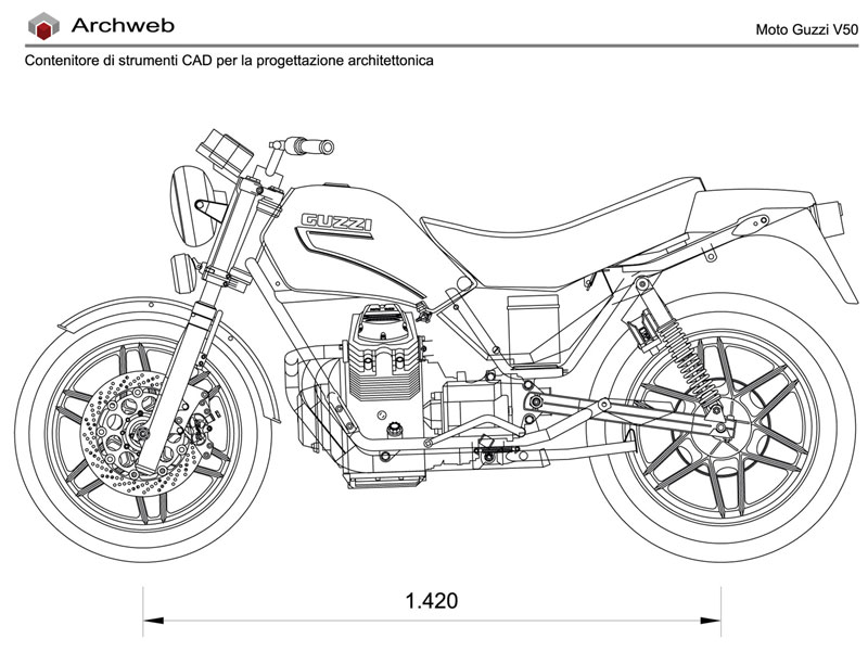 Moto Guzzi V50 02 dwg