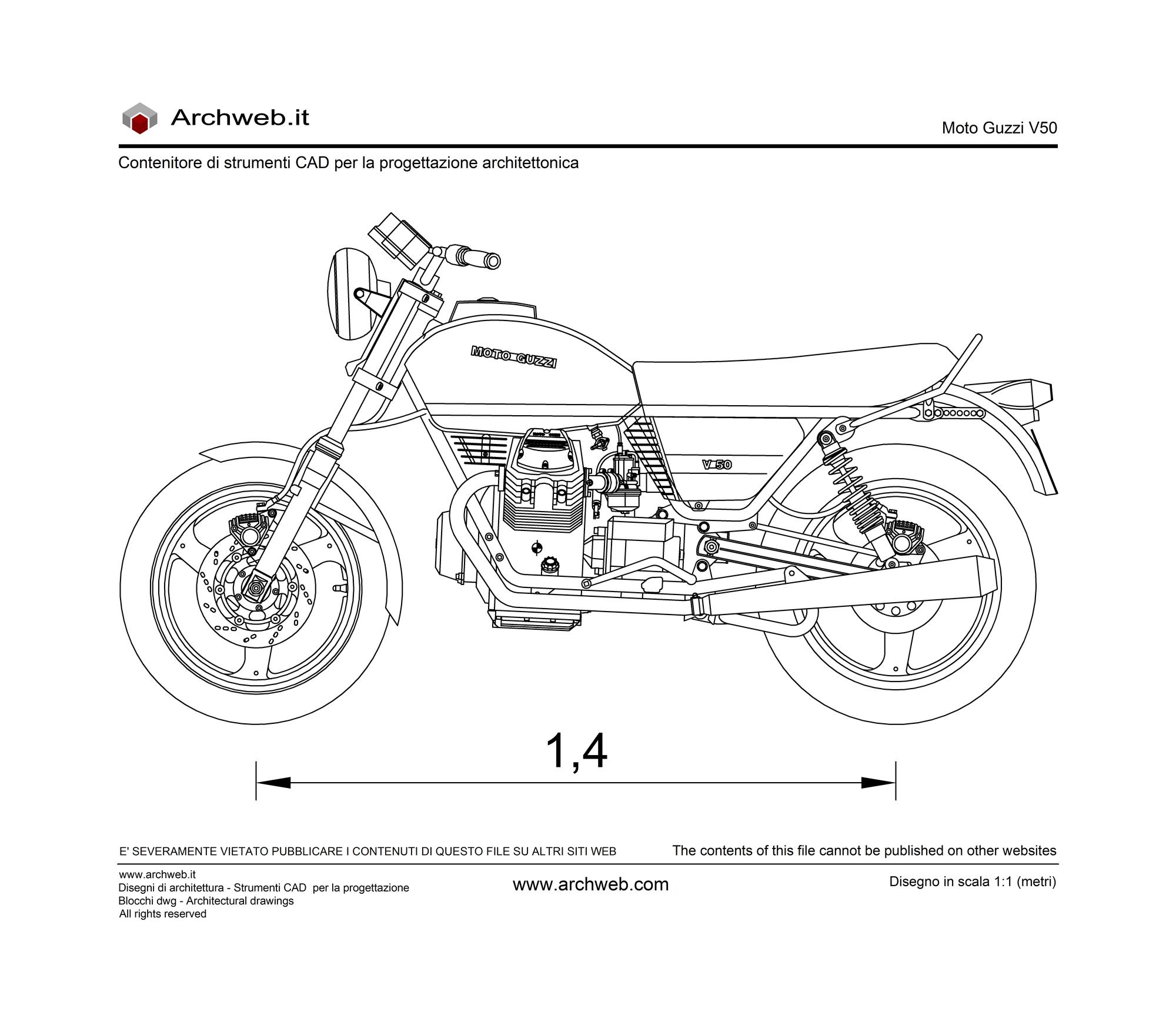 Guzzi V50 dwg