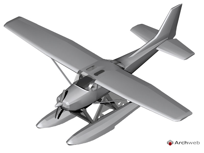 3D seaplane 1 dwg