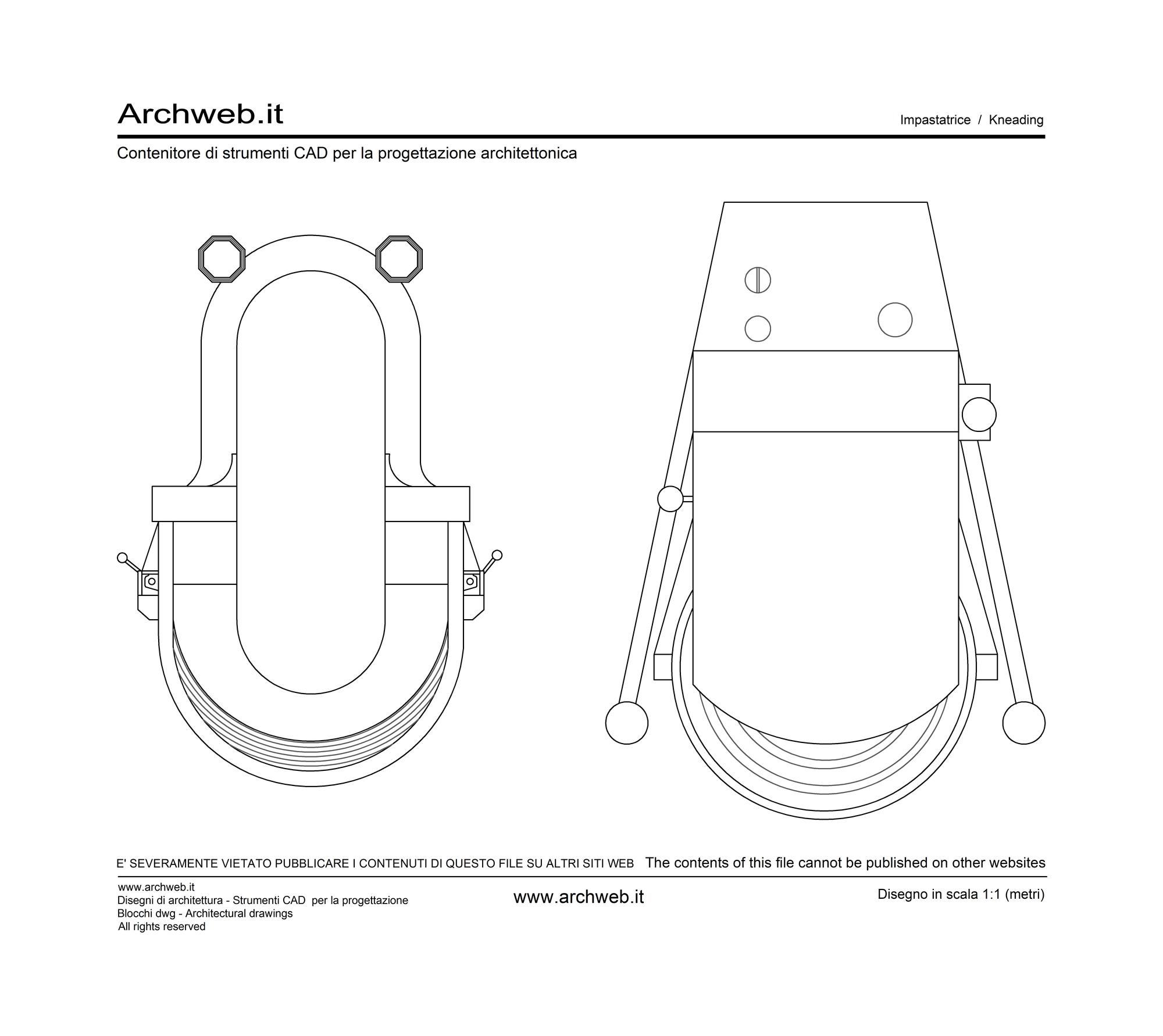 Impastatrice dwg