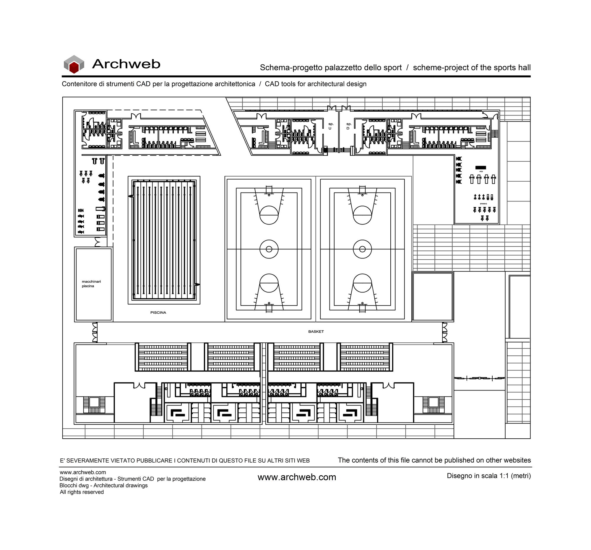 Impianto sportivo 02 dwg Archweb