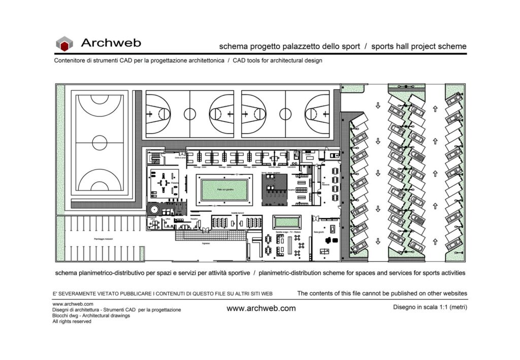 Impianto sportivo 04 dwg Archweb