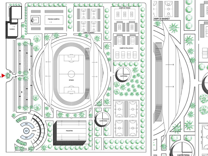 Impianto sportivo 06 dwg Archweb