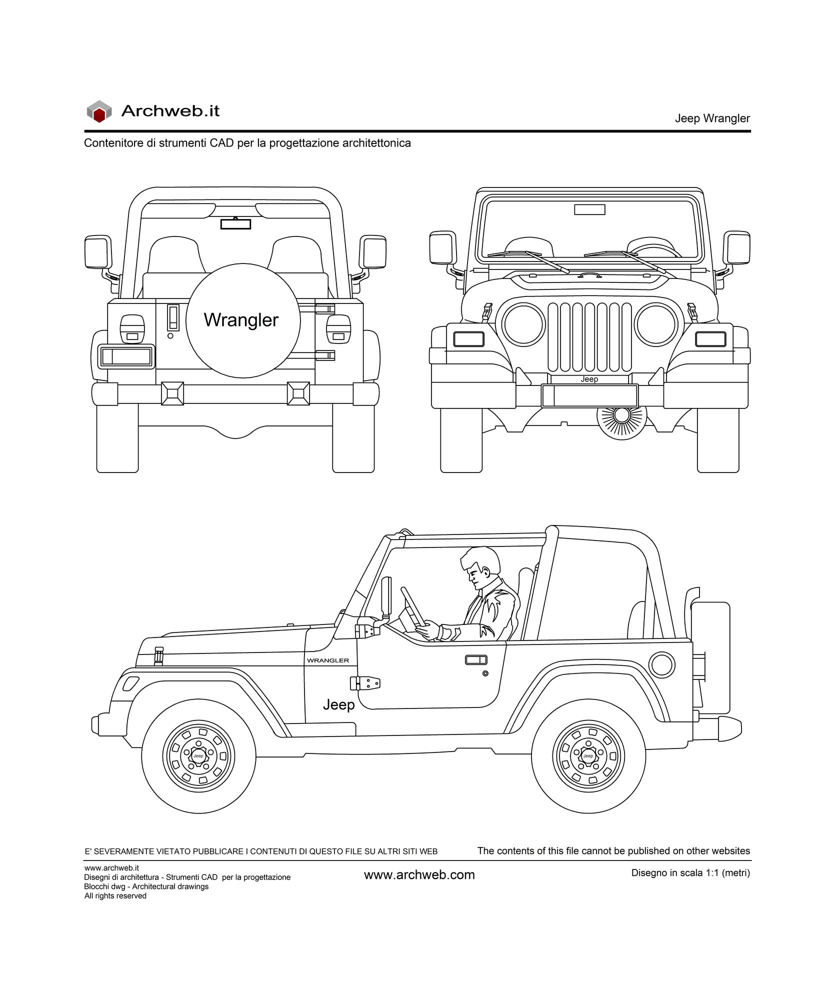 Jeep Wrangler dwg