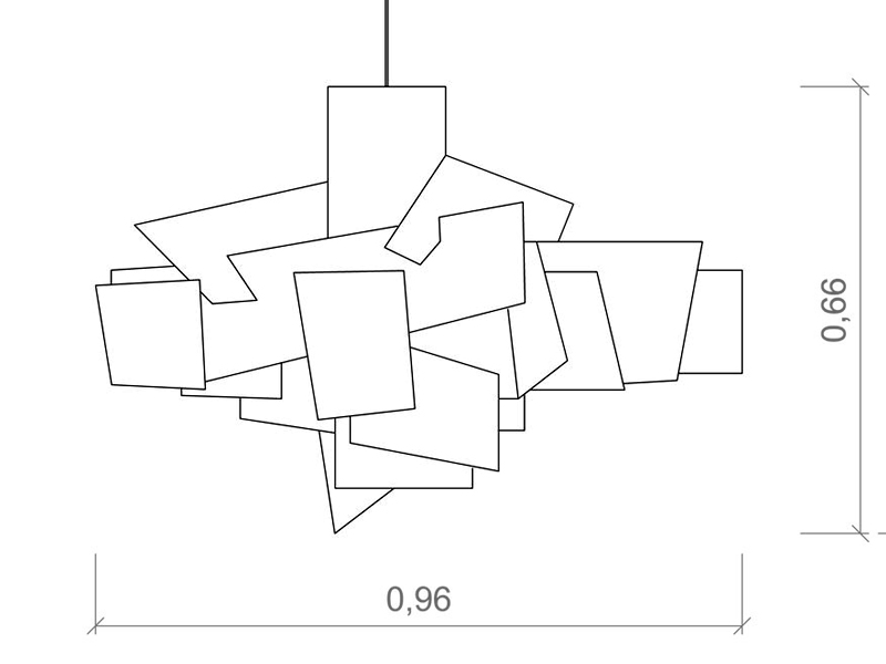 Lampada Big Bang Foscarini dwg