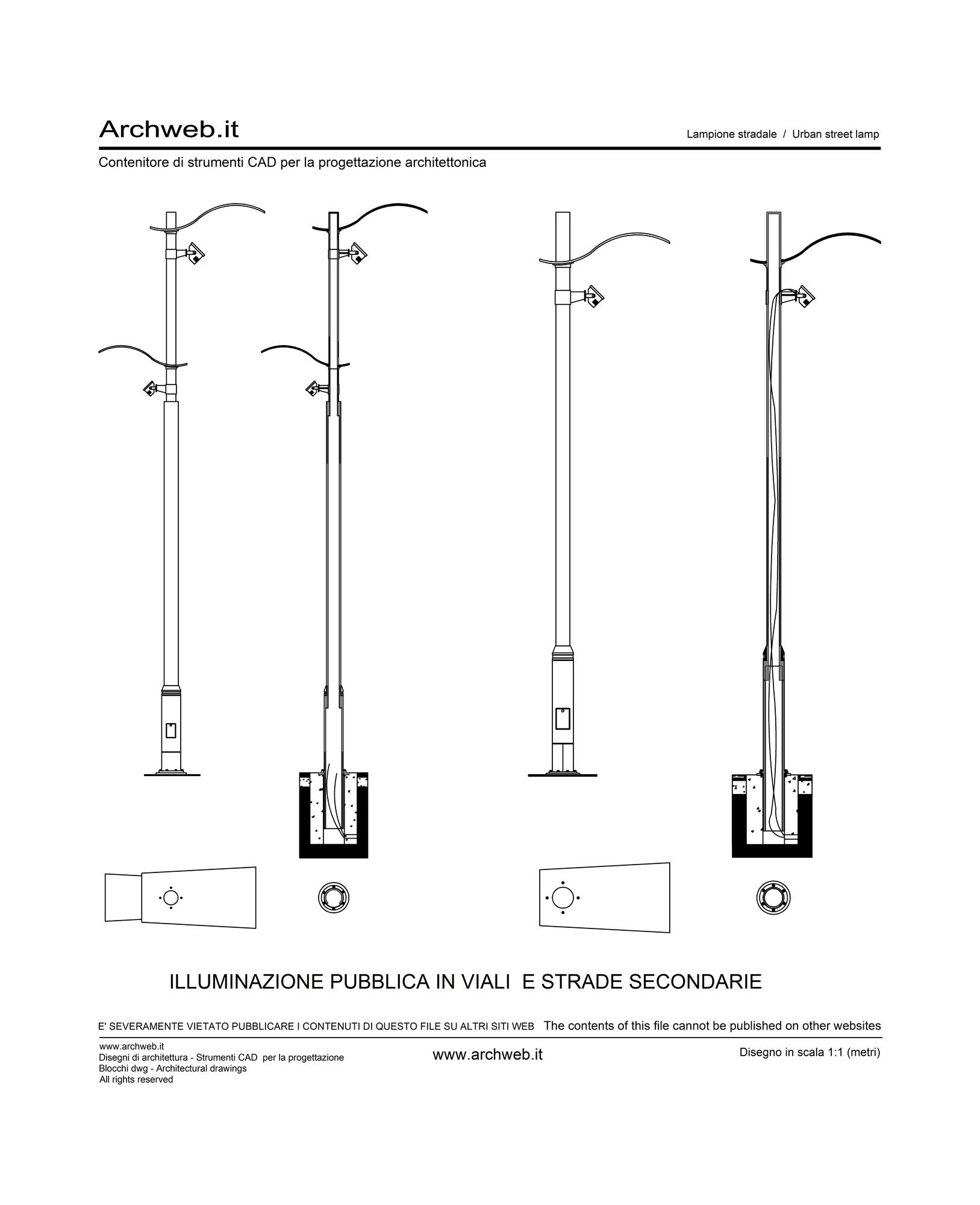 Lampione 6 dwg