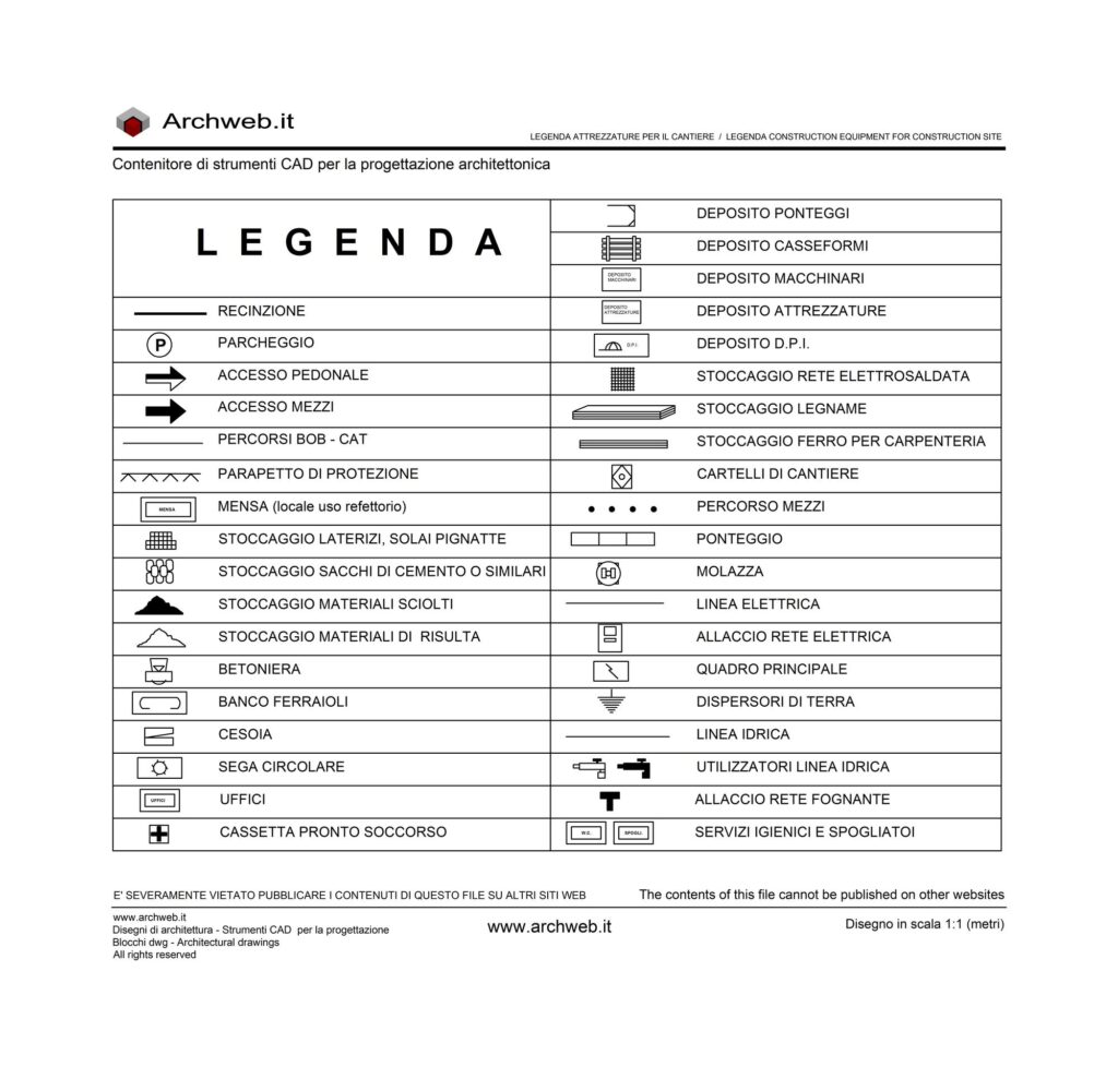 Legenda cantiere 1 dwg