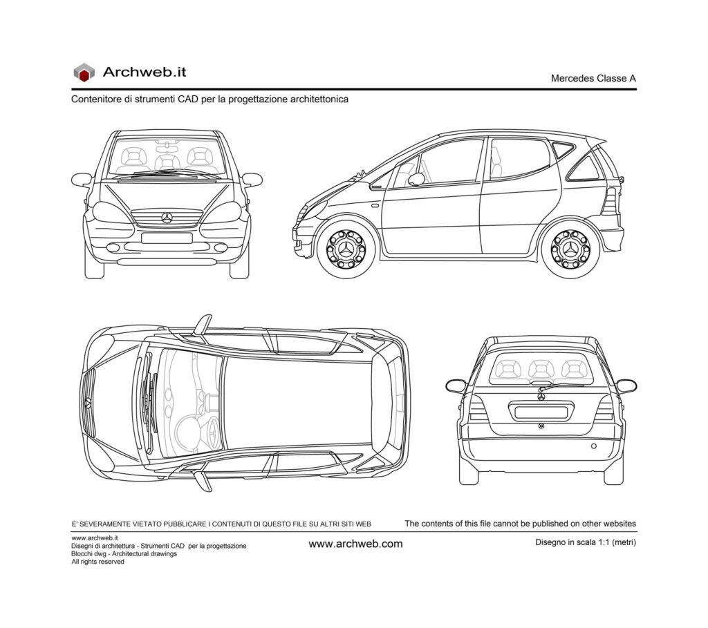 Mercedes Classe A dwg
