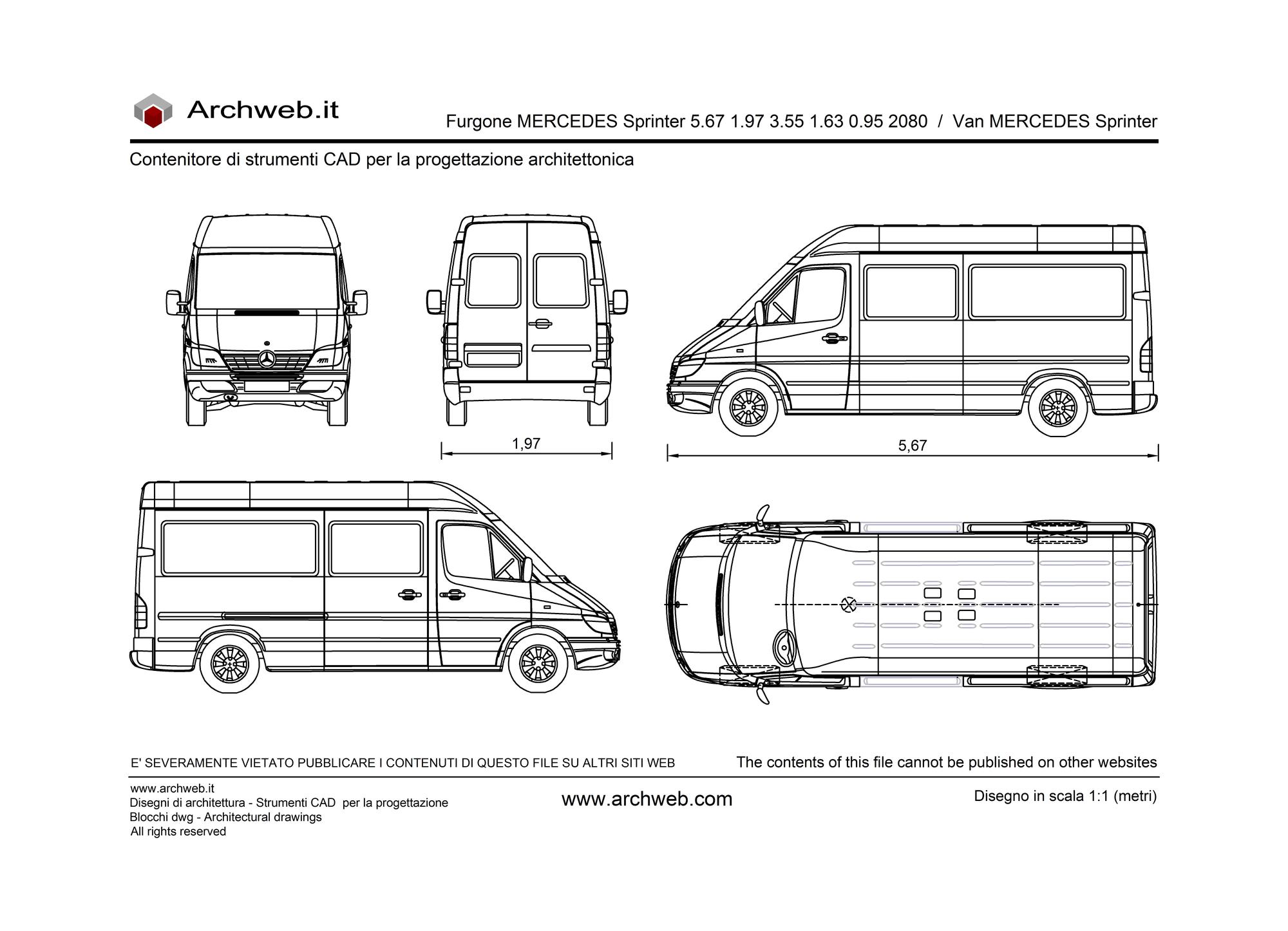 Mercedes Sprinter dwg