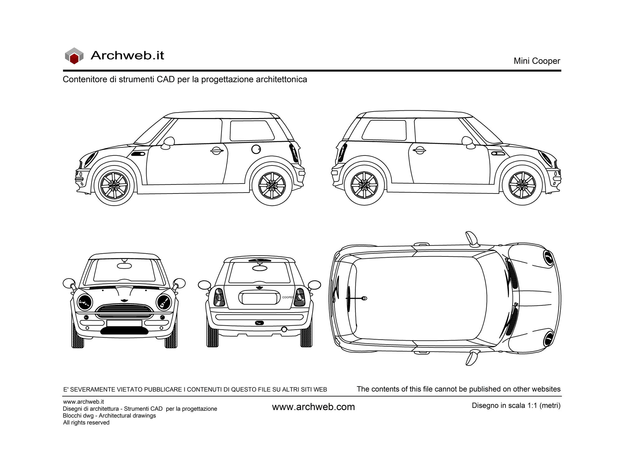 Mini Cooper dwg