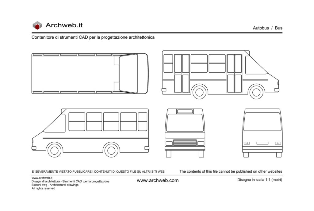 Minibus dwg