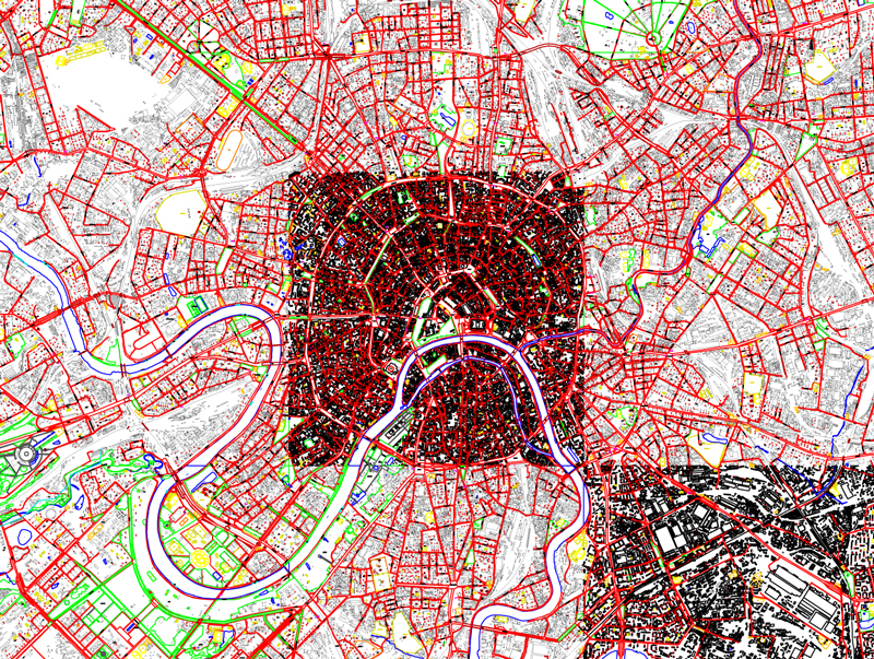 Mosca anteprima pianta dwg Archweb