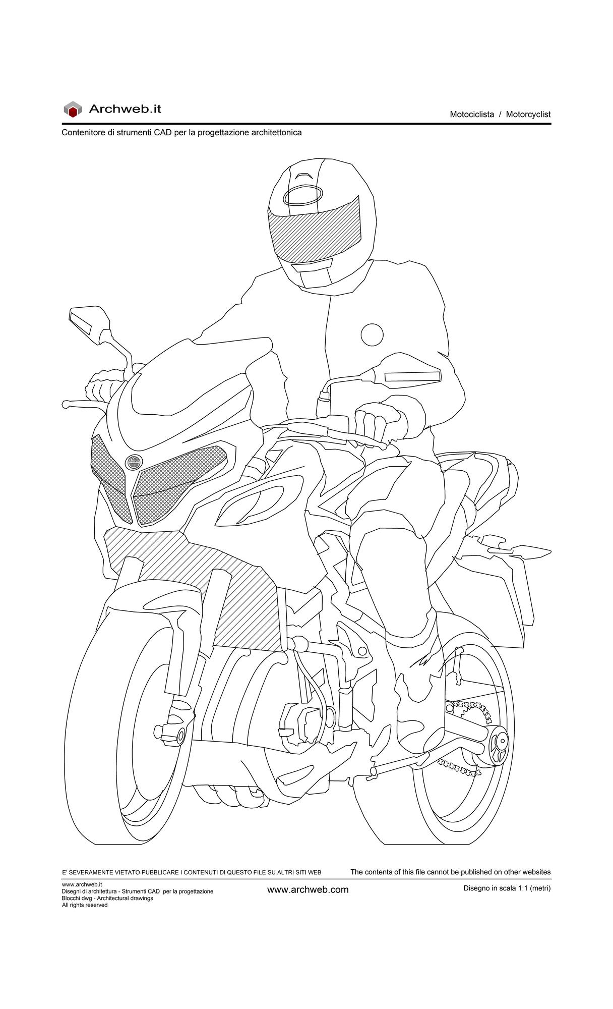 Motociclista 01 dwg